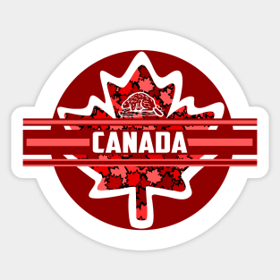 Maple Leaf Canada - Vino di foglie Sticker